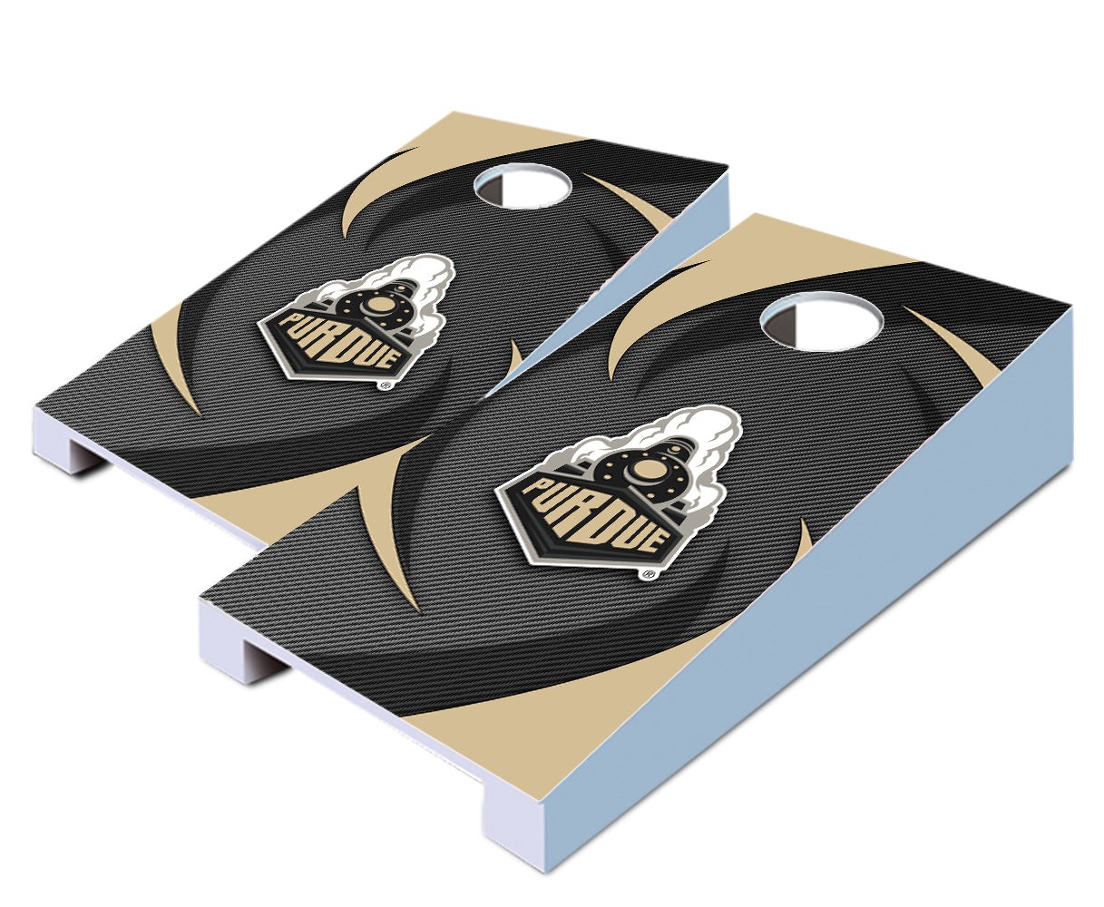 "Purdue Swoosh" Tabletop Cornhole Boards