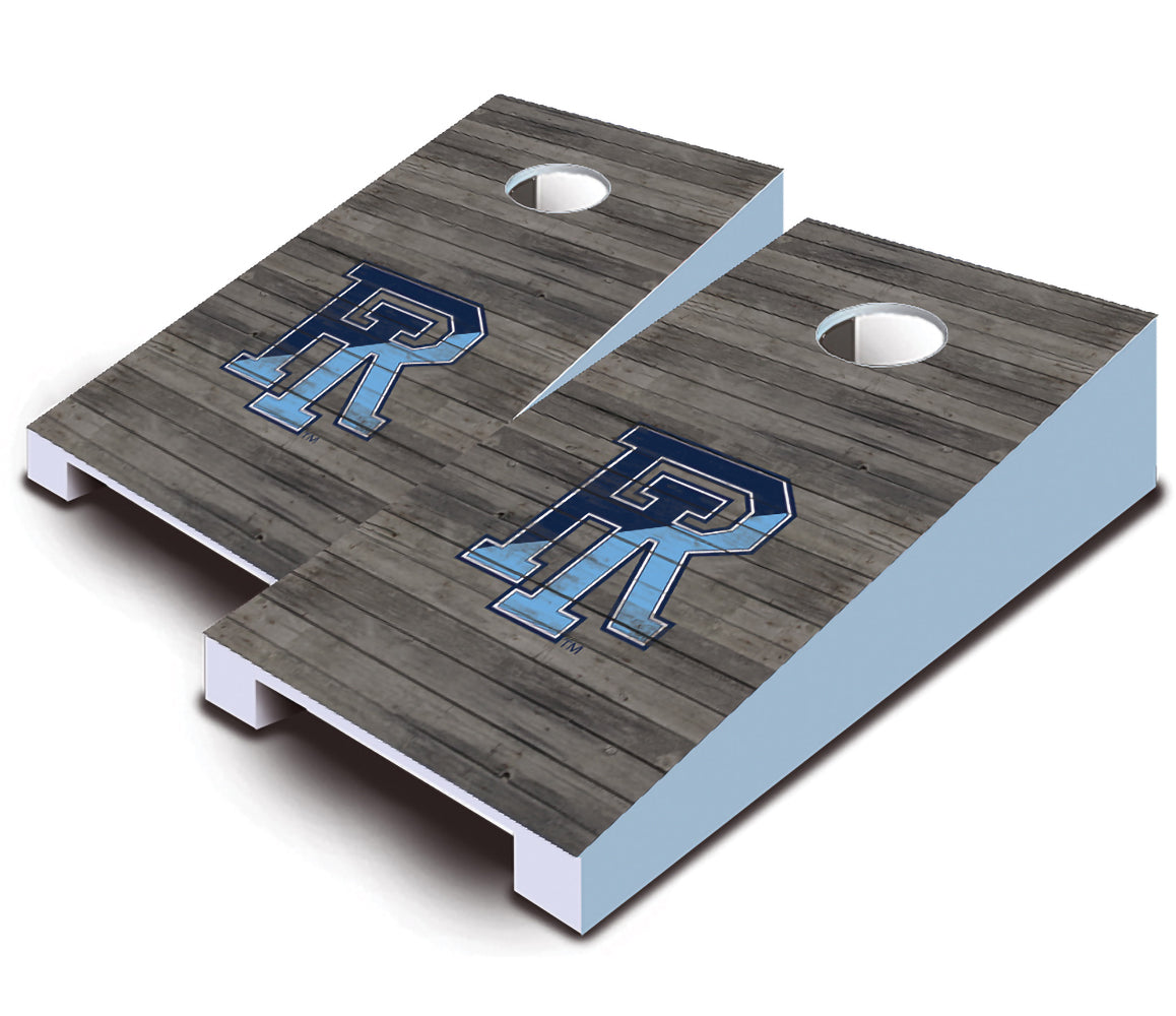 "Rhode Island Distressed" Tabletop Cornhole Boards