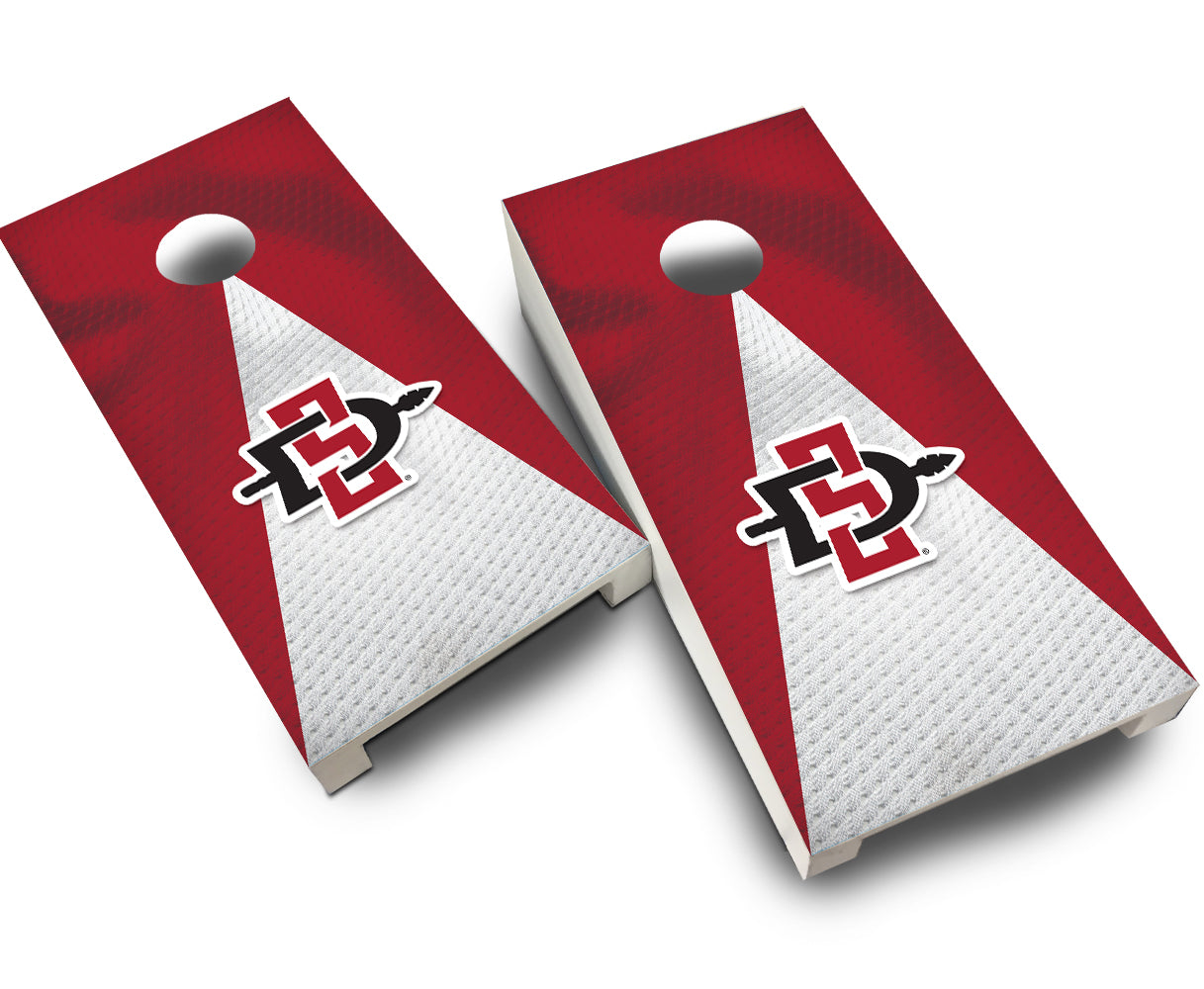 "San Diego State Jersey" Tabletop Cornhole Boards