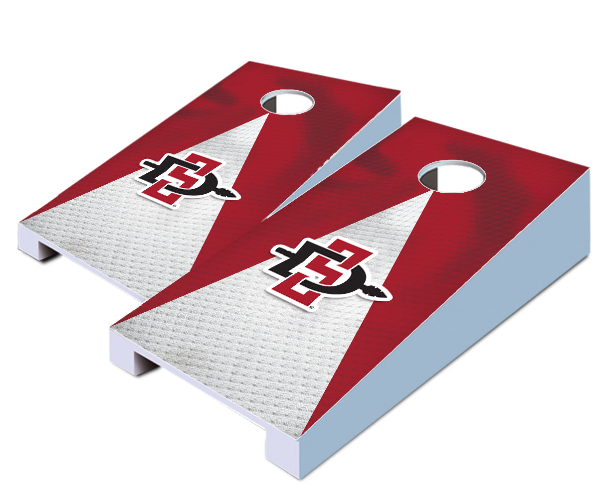 "San Diego State Jersey" Tabletop Cornhole Boards