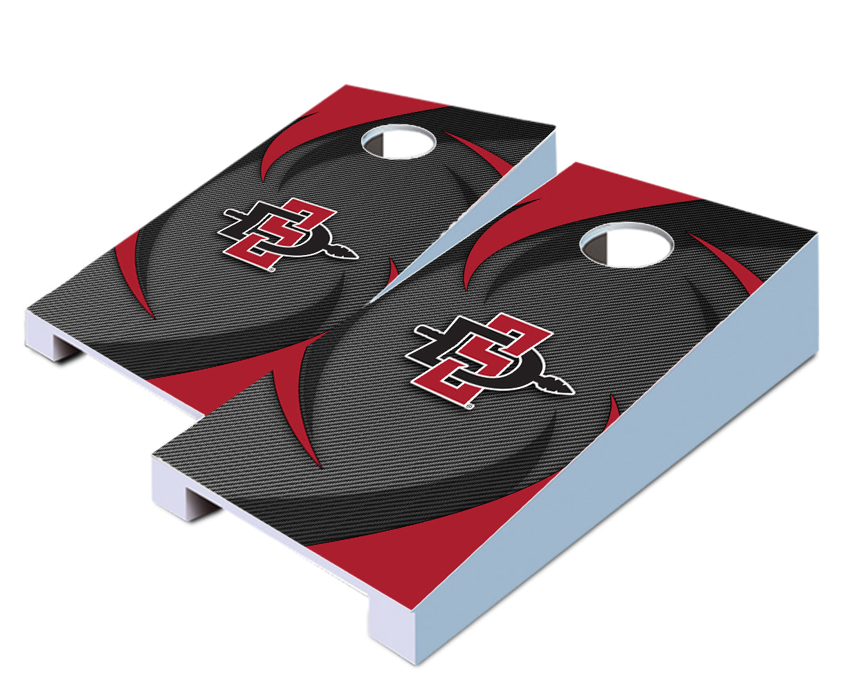 "San Diego State Swoosh" Tabletop Cornhole Boards