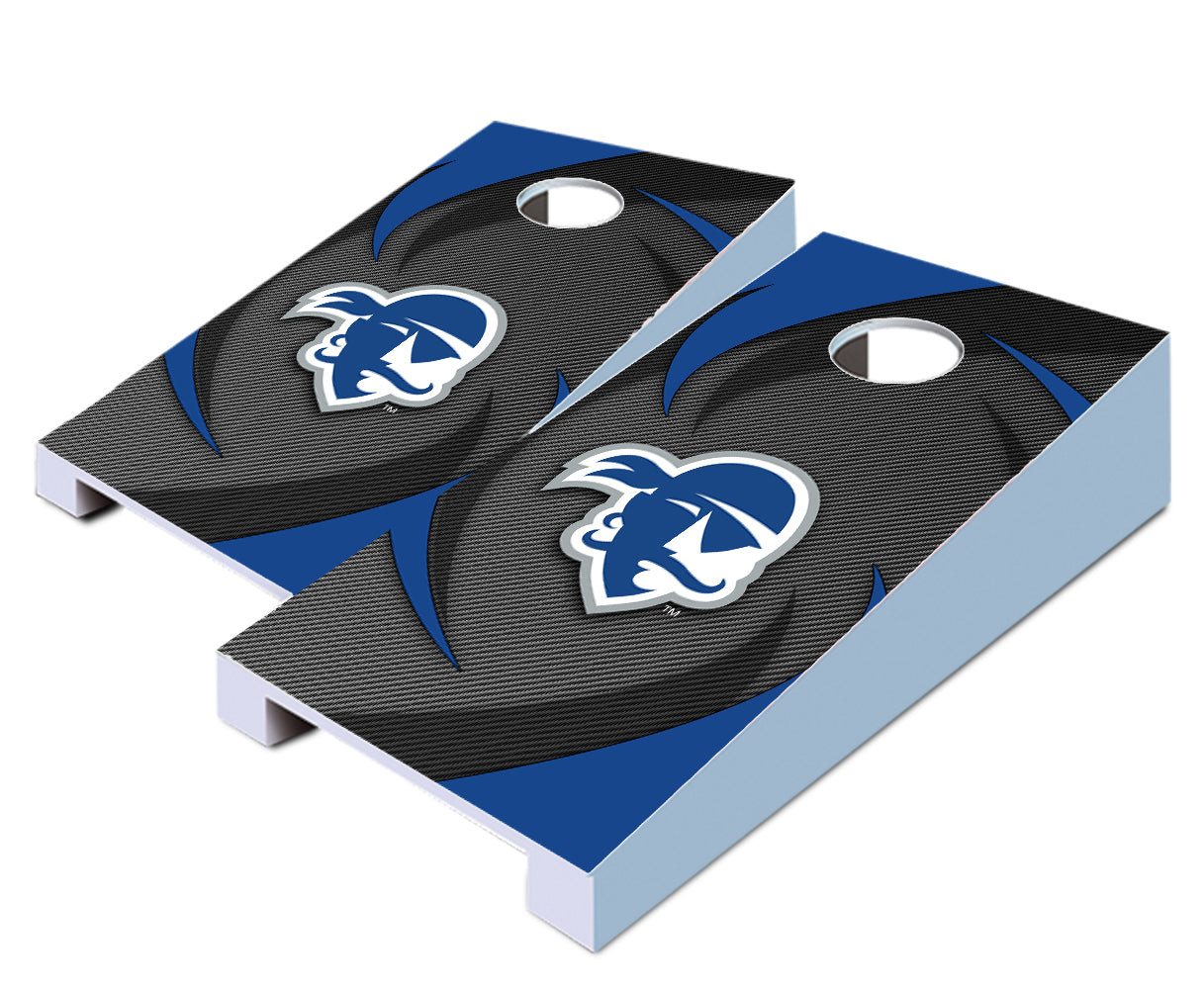 "Seton Hall Swoosh" Tabletop Cornhole Boards