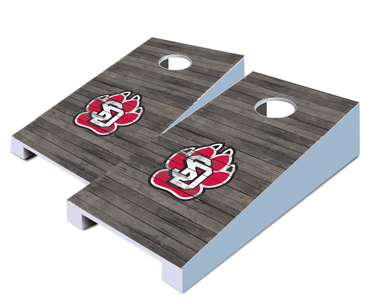 "South Dakota Distressed" Tabletop Cornhole Boards