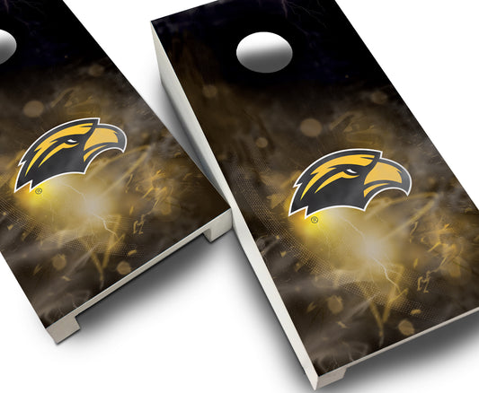 "Southern Miss Smoke" Tabletop Cornhole Boards