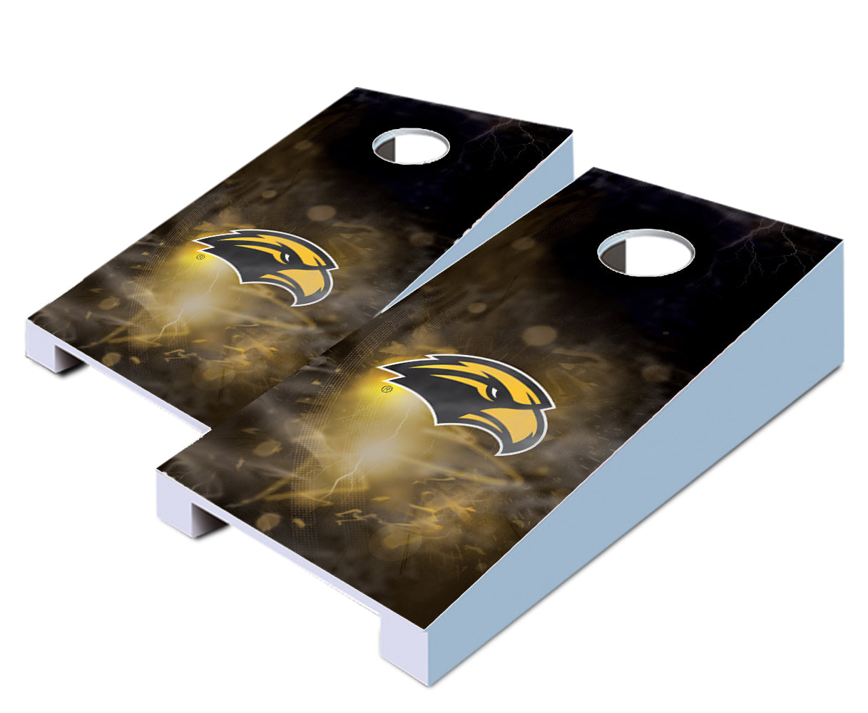 "Southern Miss Smoke" Tabletop Cornhole Boards