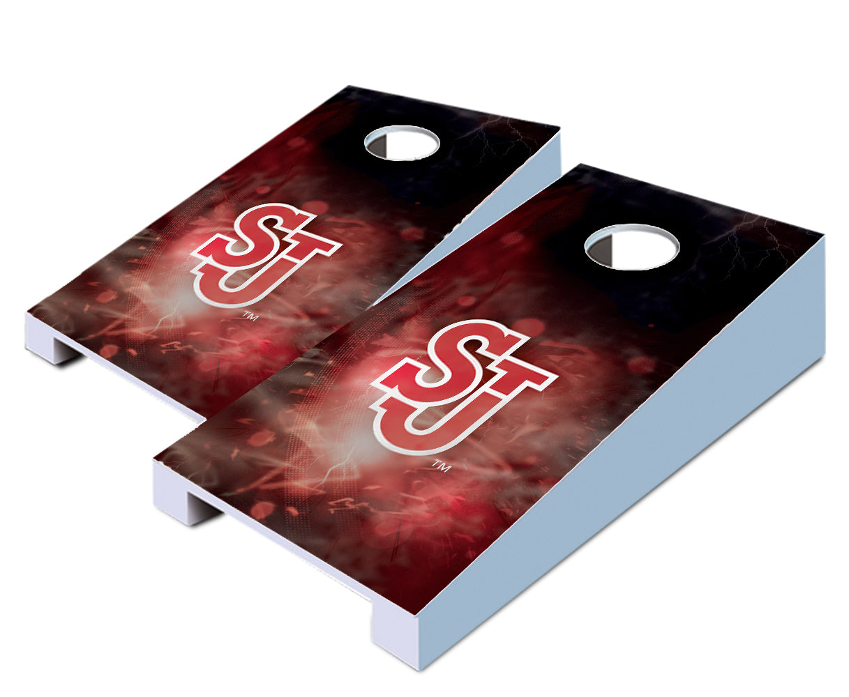 "St. Johns Smoke" Tabletop Cornhole Boards