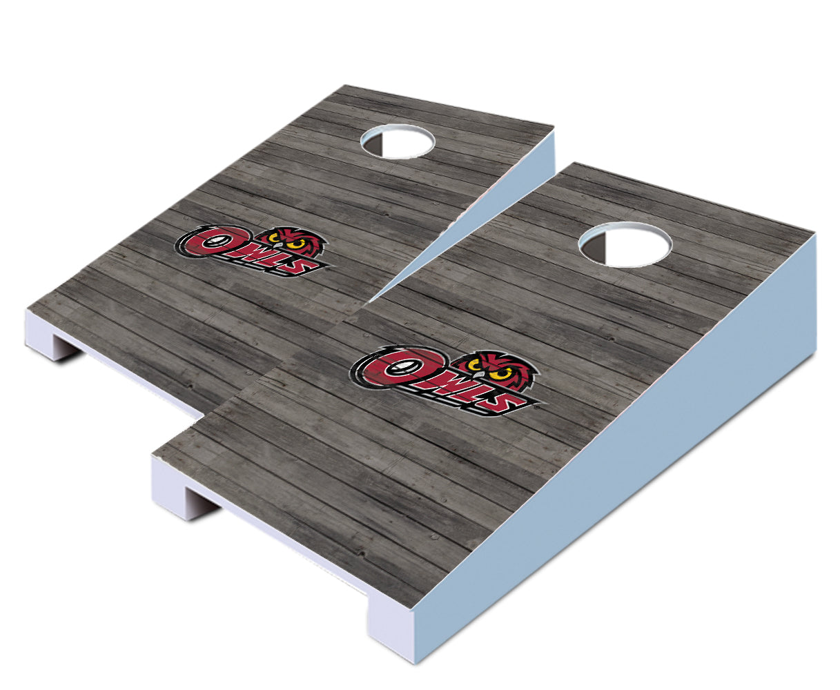 "Temple Distressed" Tabletop Cornhole Boards