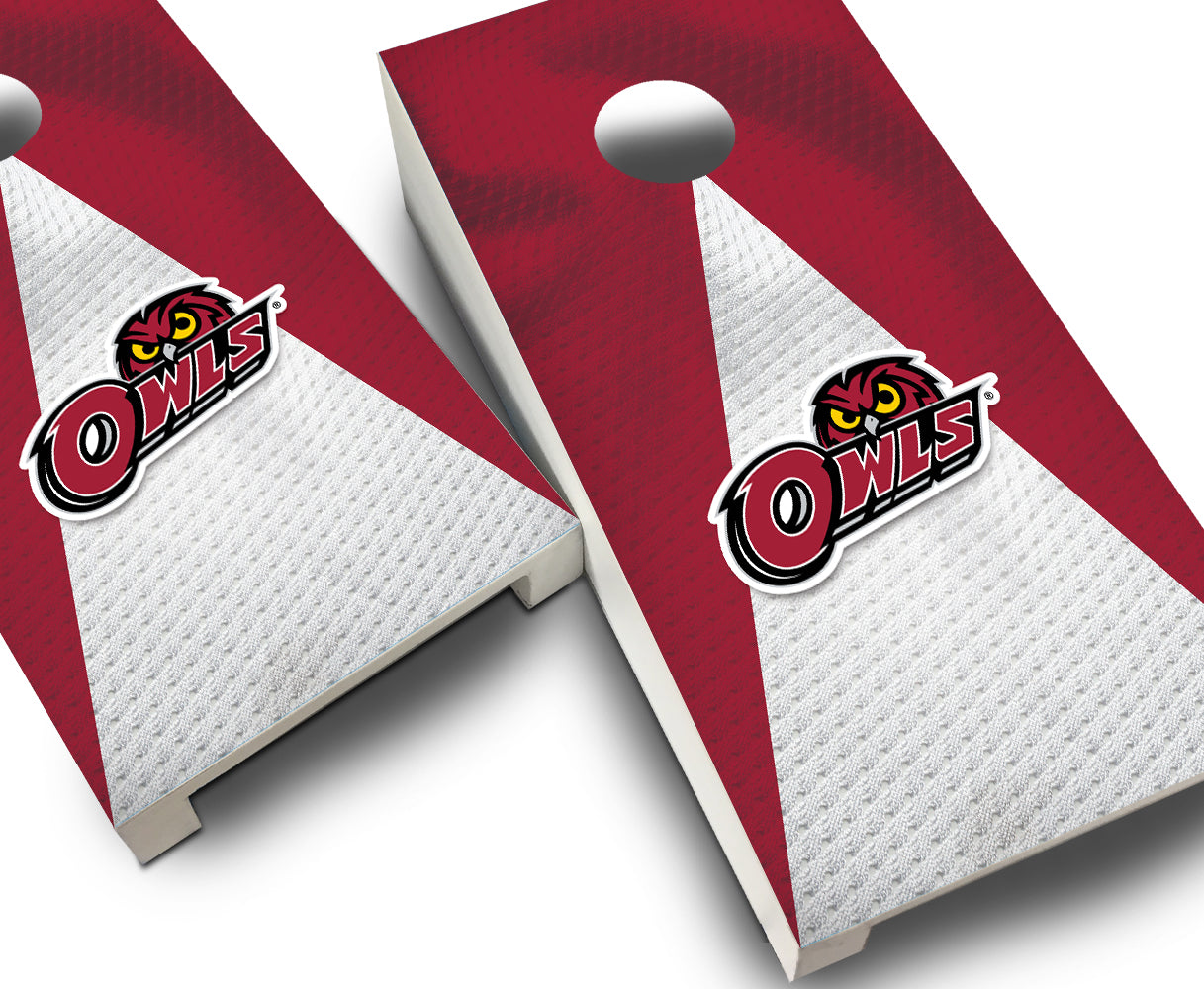 "Temple Jersey" Tabletop Cornhole Boards