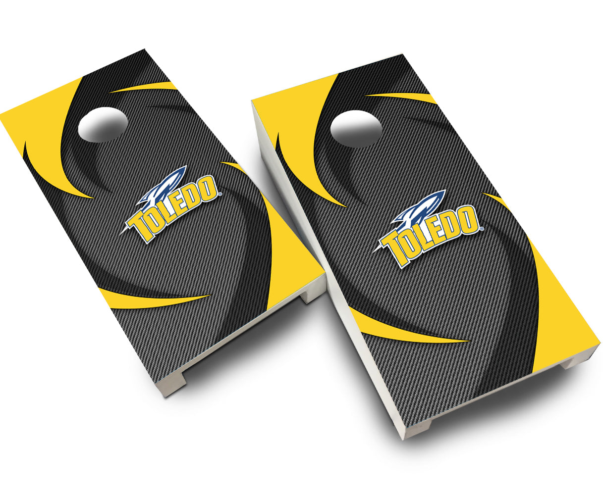 "Toledo Swoosh" Tabletop Cornhole Boards