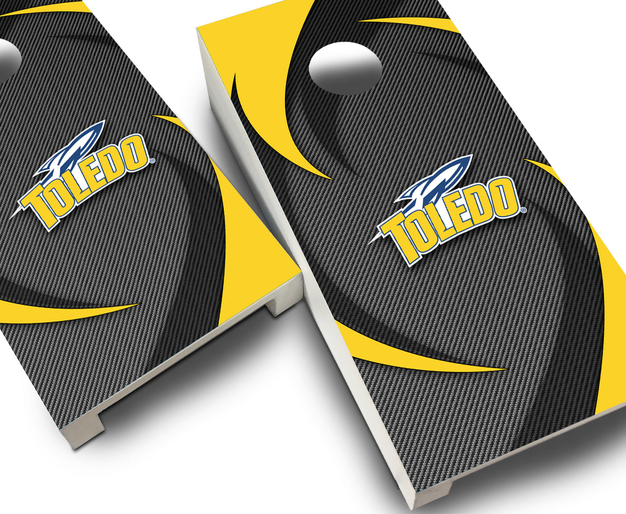 "Toledo Swoosh" Tabletop Cornhole Boards