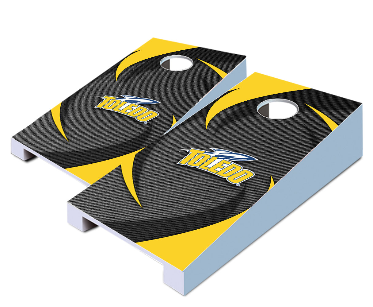 "Toledo Swoosh" Tabletop Cornhole Boards