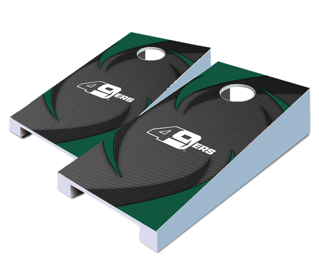 "UNC Charlotte Swoosh" Tabletop Cornhole Boards