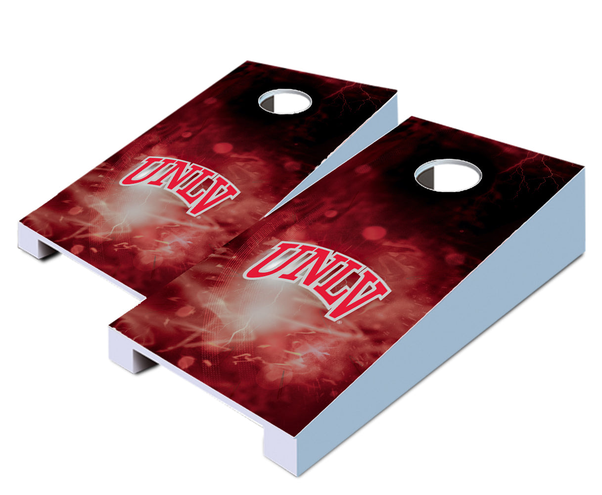 "UNLV Smoke" Tabletop Cornhole Boards