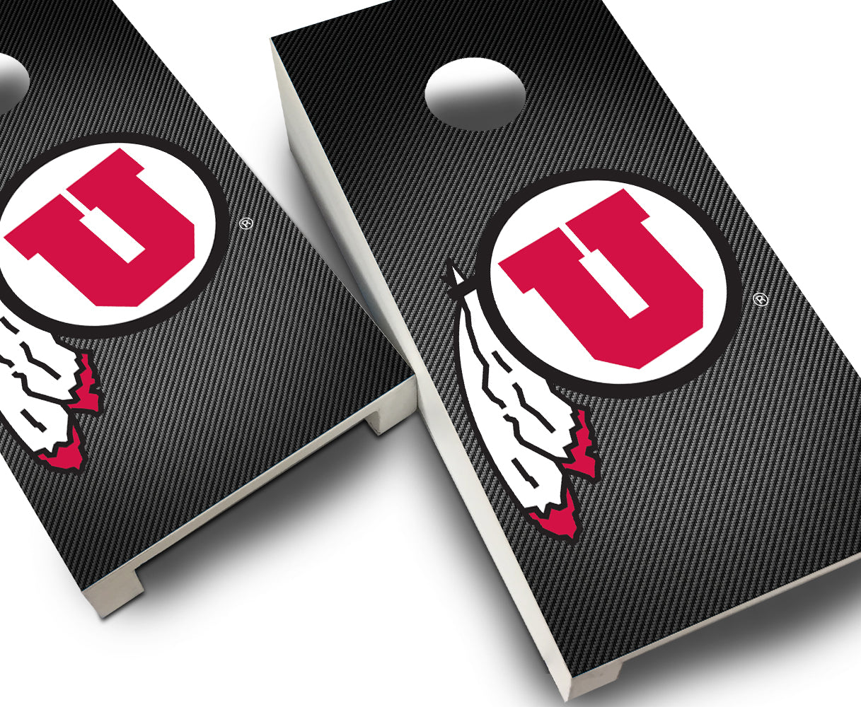 "Utah Slanted" Tabletop Cornhole Boards