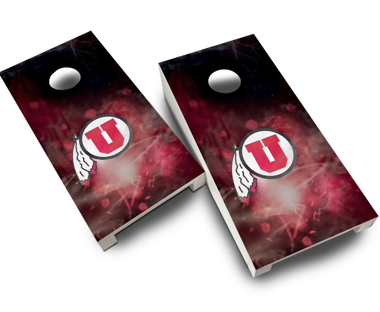 "Utah Smoke" Tabletop Cornhole Boards