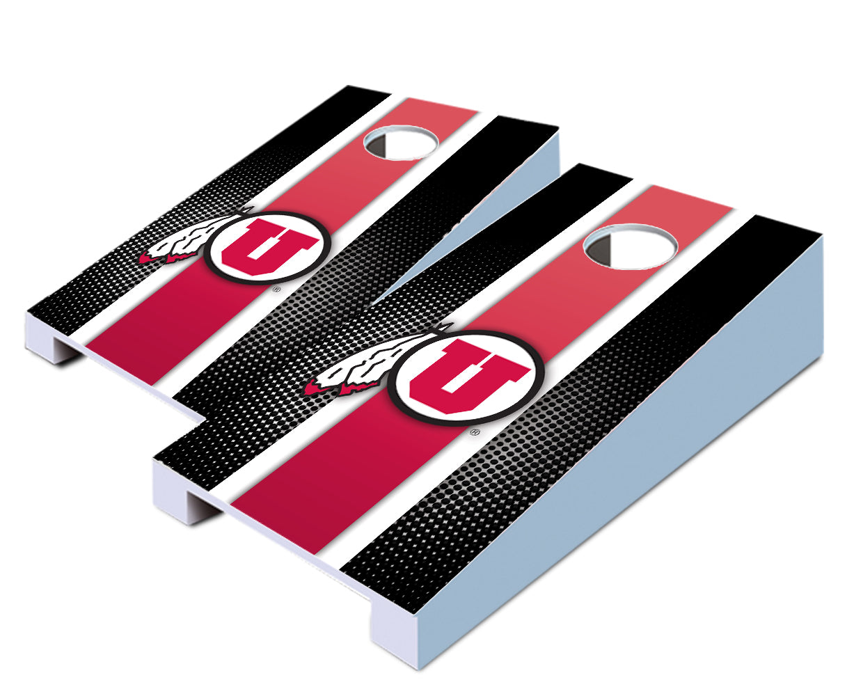 "Utah Striped" Tabletop Cornhole Boards