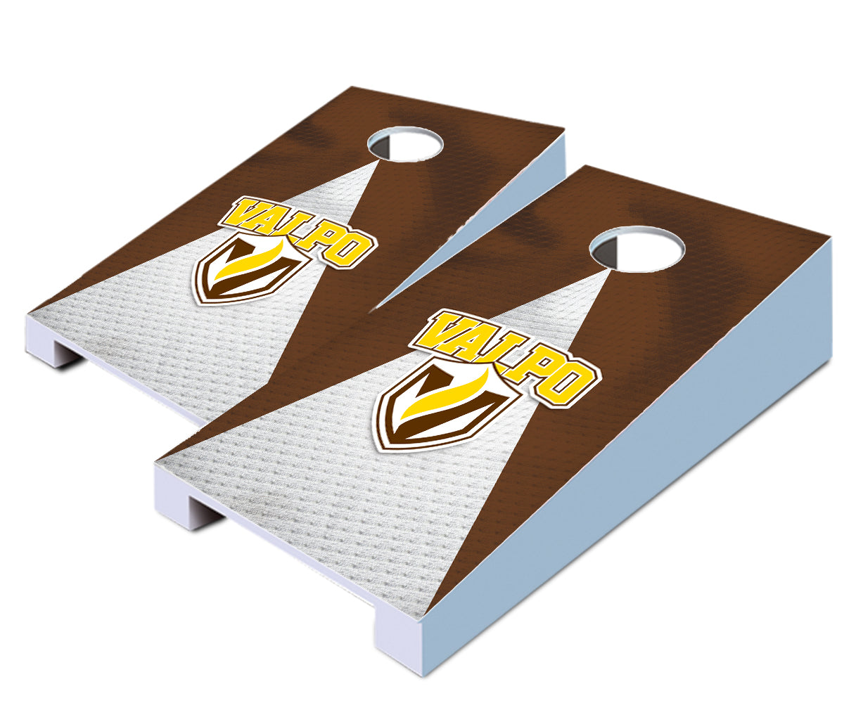 "Valparaiso Jersey" Tabletop Cornhole Boards