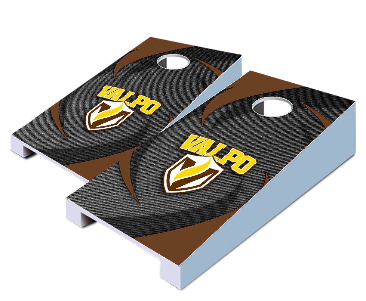 "Valparaiso Swoosh" Tabletop Cornhole Boards