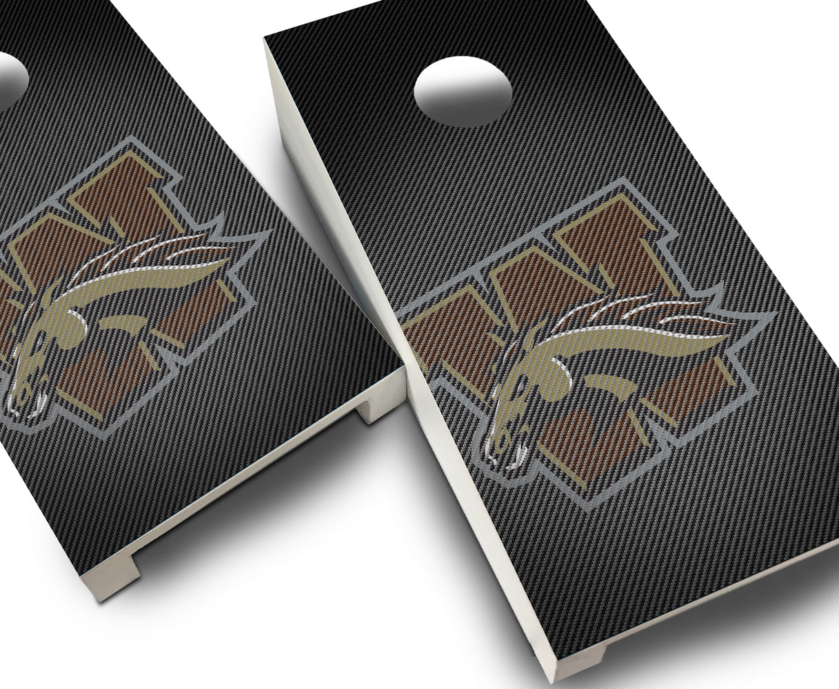 "Western Michigan Slanted" Tabletop Cornhole Boards