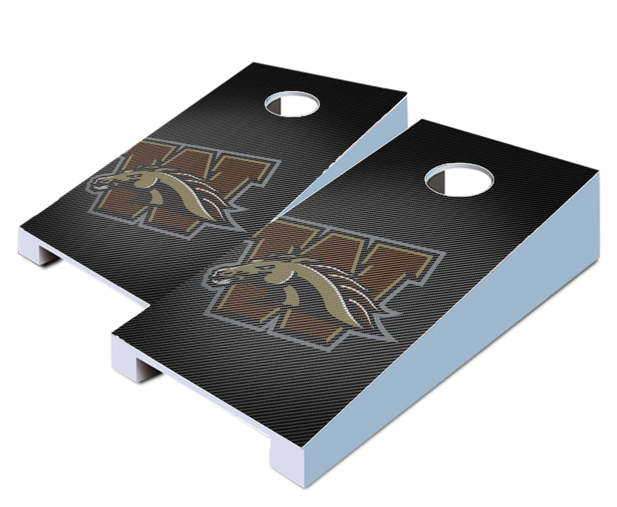 "Western Michigan Slanted" Tabletop Cornhole Boards