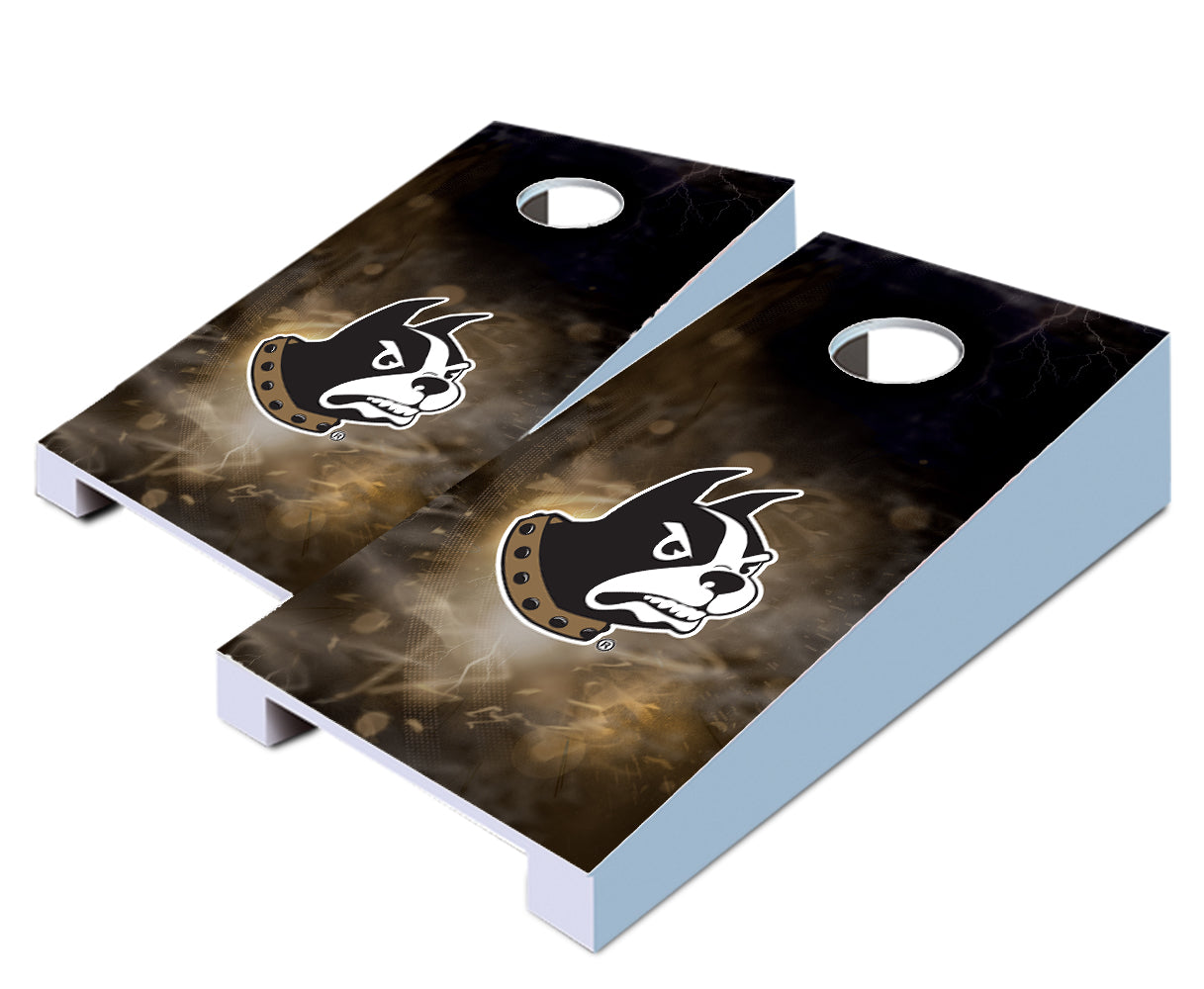 "Wofford Smoke" Tabletop Cornhole Boards