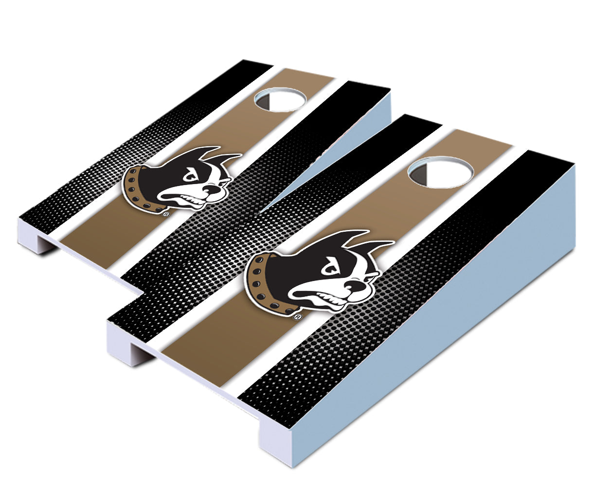 "Wofford Striped" Tabletop Cornhole Boards