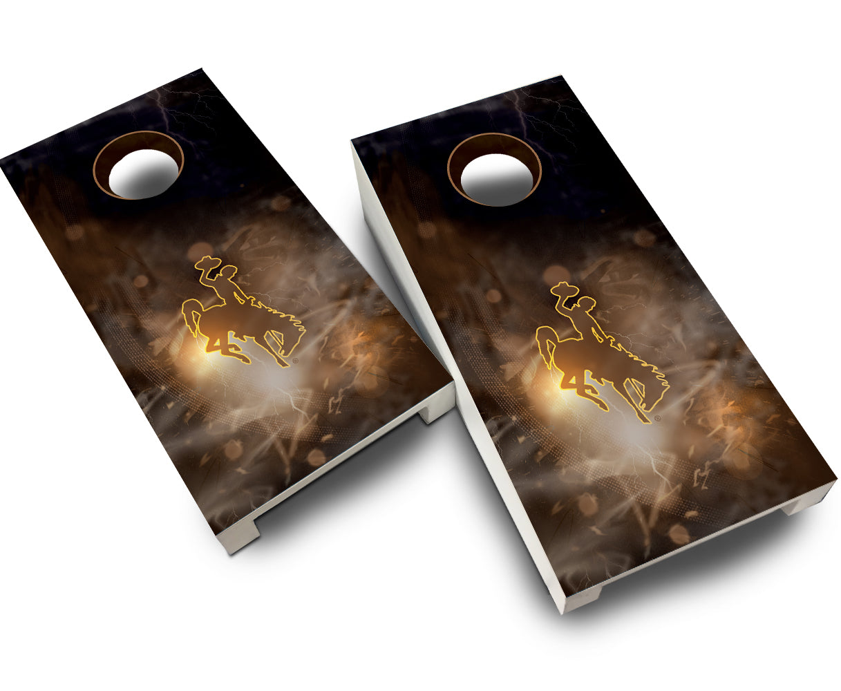 "Wyoming Smoke" Tabletop Cornhole Boards