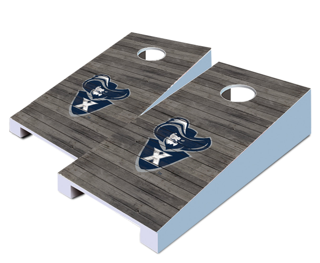 "Xavier Distressed" Tabletop Cornhole Boards