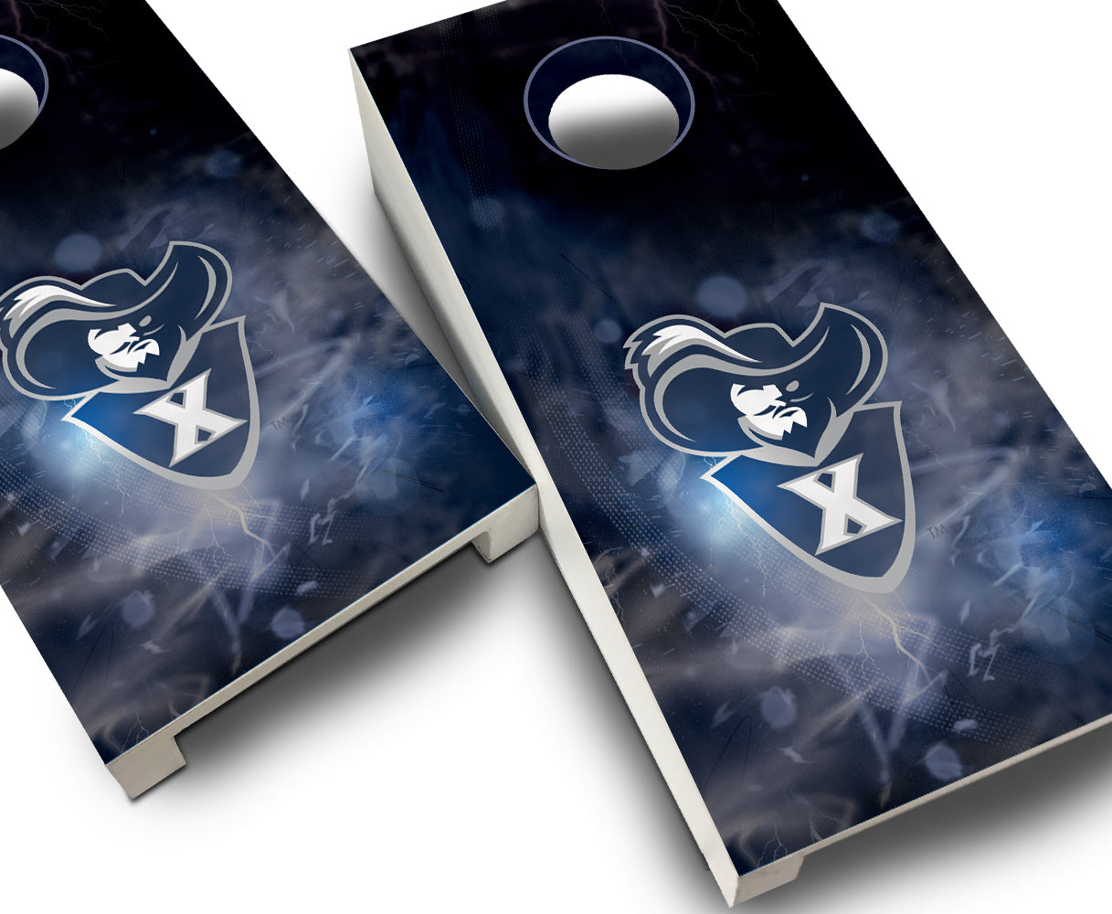 "Xavier Smoke" Tabletop Cornhole Boards