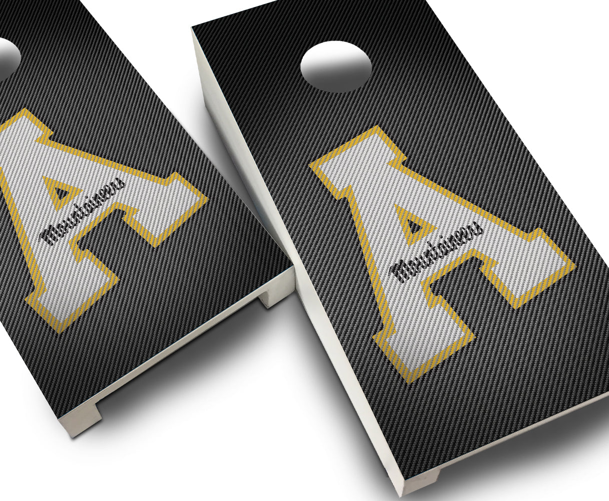 "App State Slanted" Tabletop Cornhole Boards