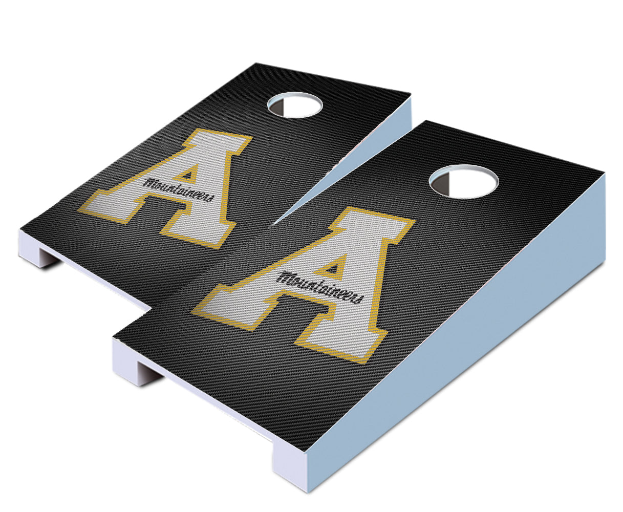 "App State Slanted" Tabletop Cornhole Boards