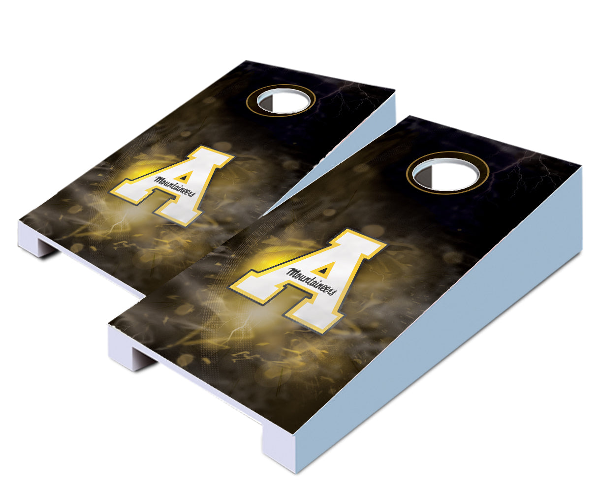 "App State Smoke" Tabletop Cornhole Boards