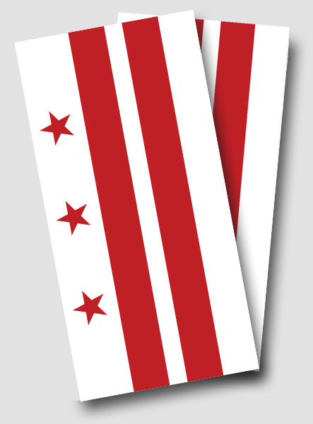 "Washington DC Flag" Cornhole Wrap