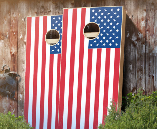 "American Flag" Cornhole Boards