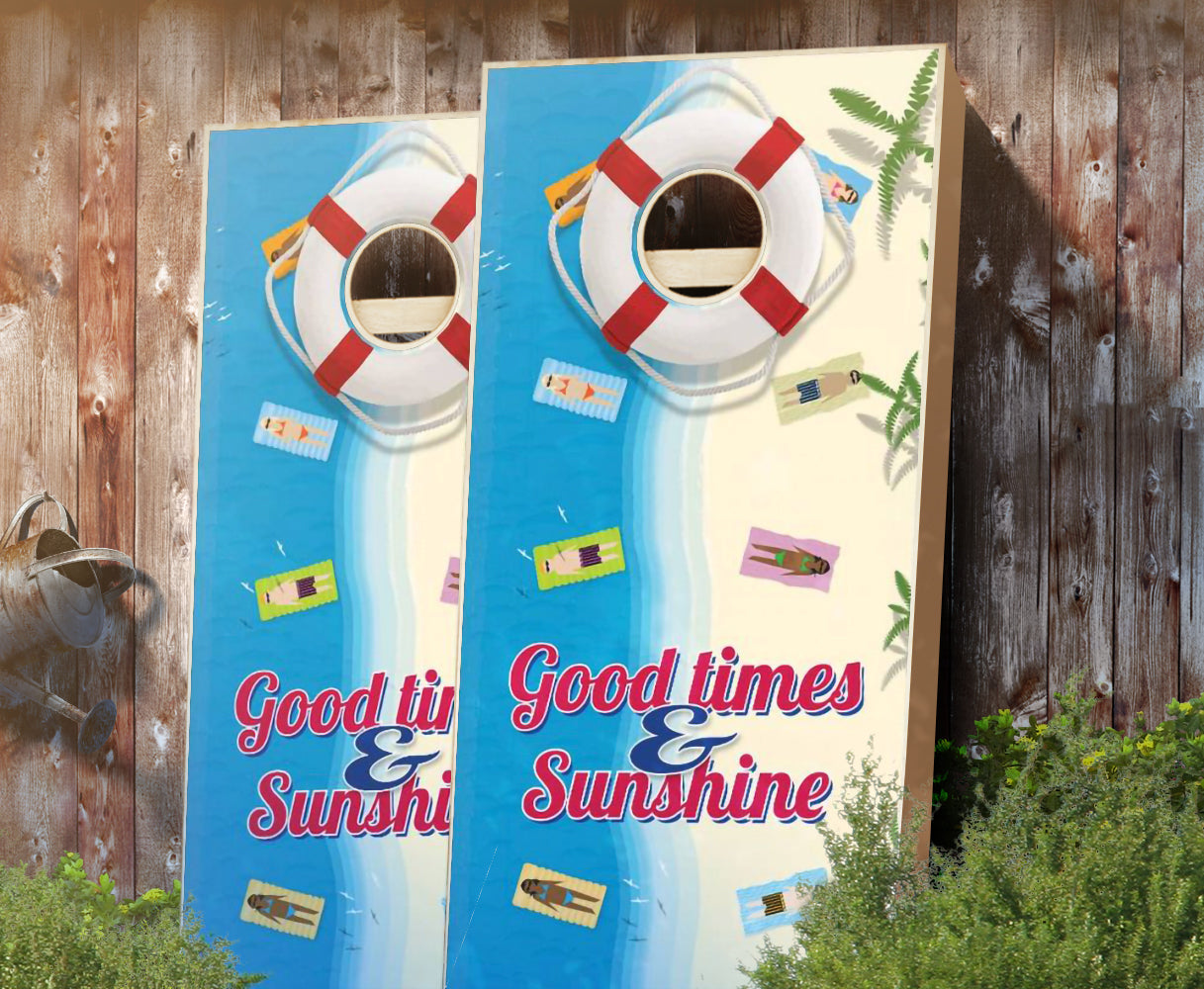 "Beach Theme" Cornhole Boards