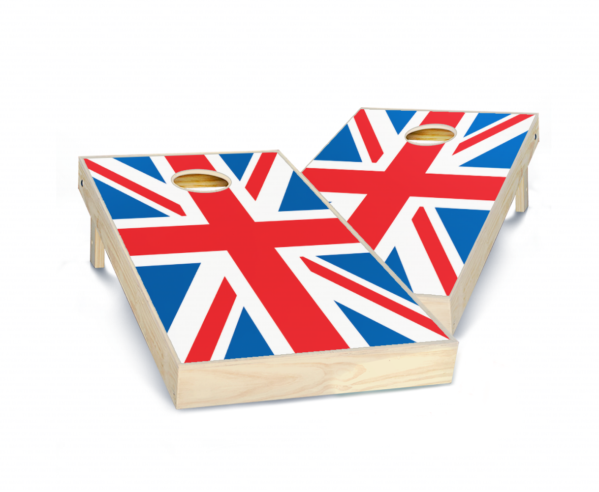 "British Flag" Cornhole Boards