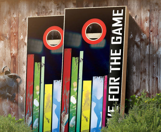 "Sports Fanatic" Cornhole Boards