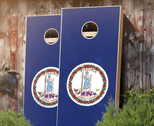 "Virginia Flag" Cornhole Boards