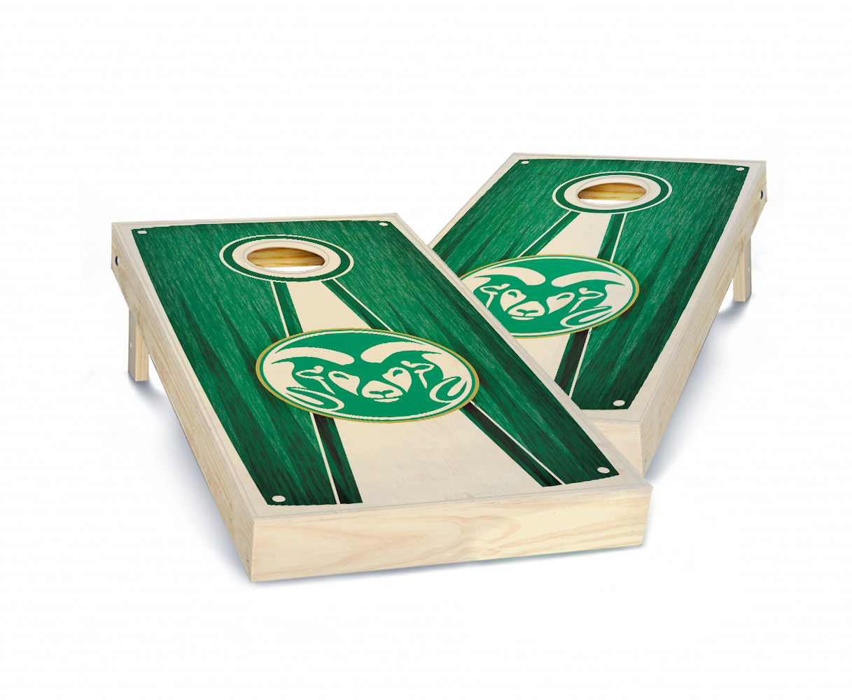 "Colorado State Stained Pyramid" Cornhole Boards