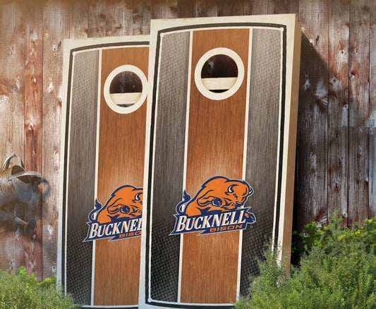 "Bucknell Stained Stripe" Cornhole Boards