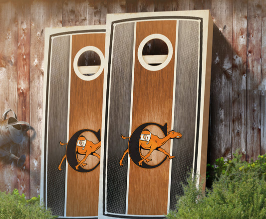 "Campbell Stained Stripe" Cornhole Boards
