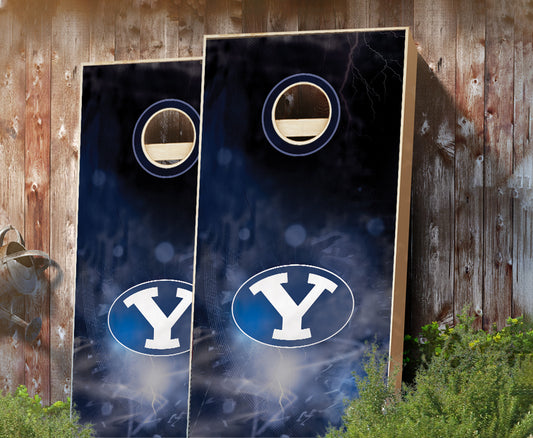 "BYU Smoke" Cornhole Boards