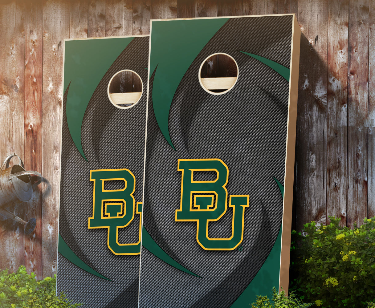 "Baylor Swoosh" Cornhole Boards