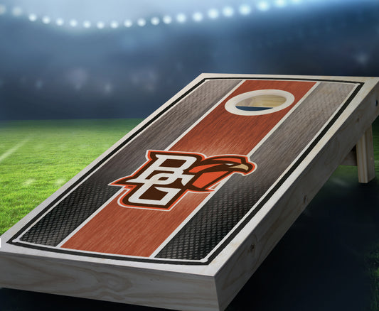 "Bowling Green Stained Stripe" Cornhole Boards