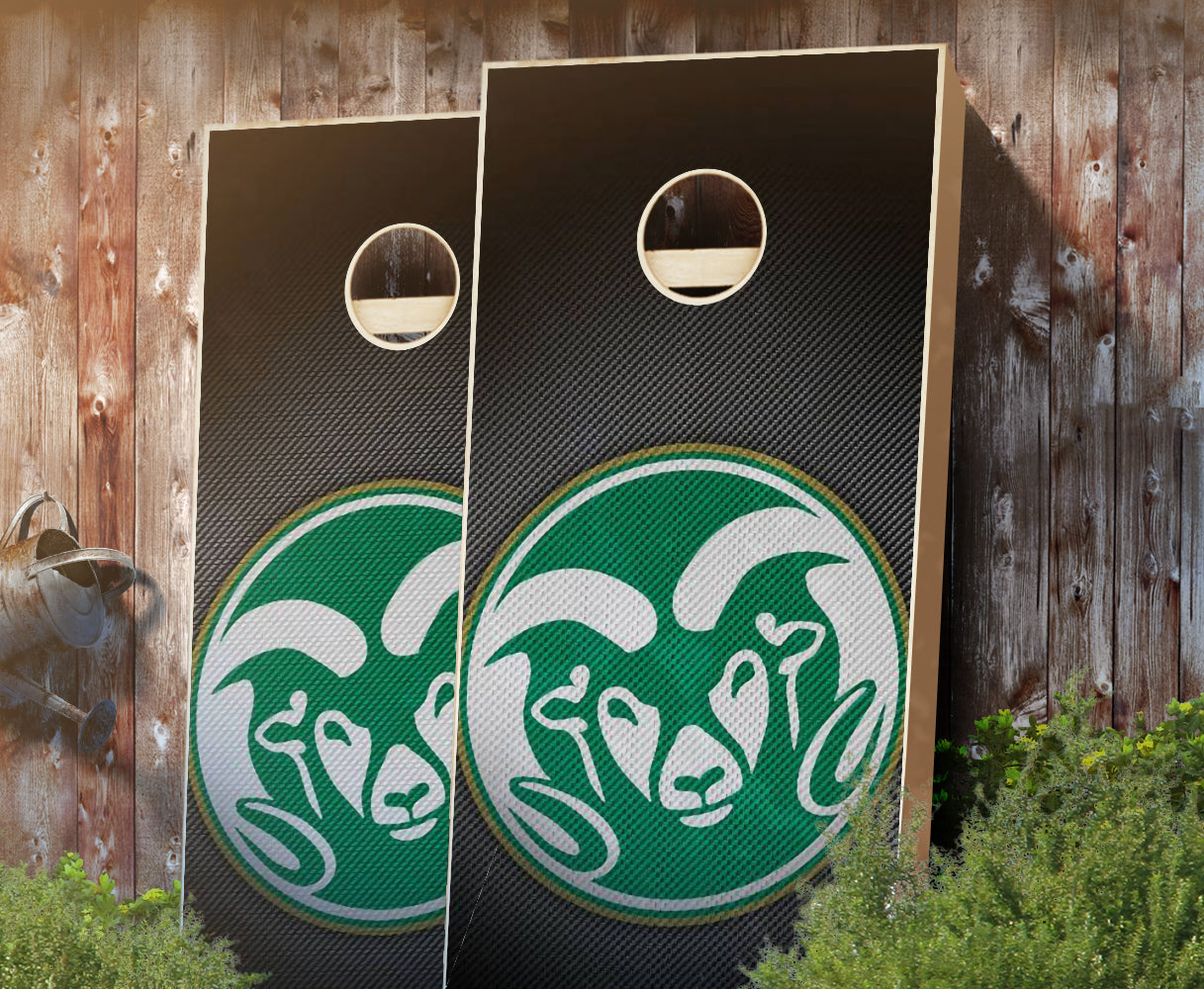 "Colorado State Slanted" Cornhole Boards
