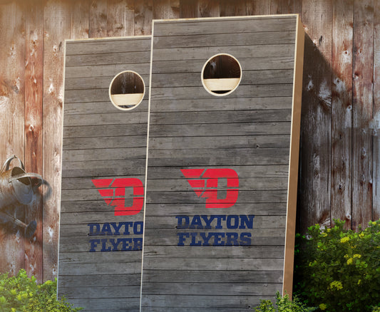 "Dayton Distressed" Cornhole Boards