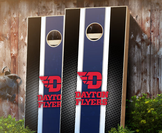 "Dayton Striped" Cornhole Boards