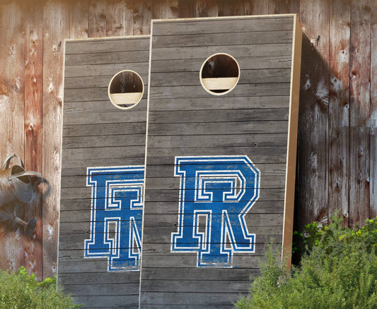 "Rhode Island Distressed" Cornhole Boards