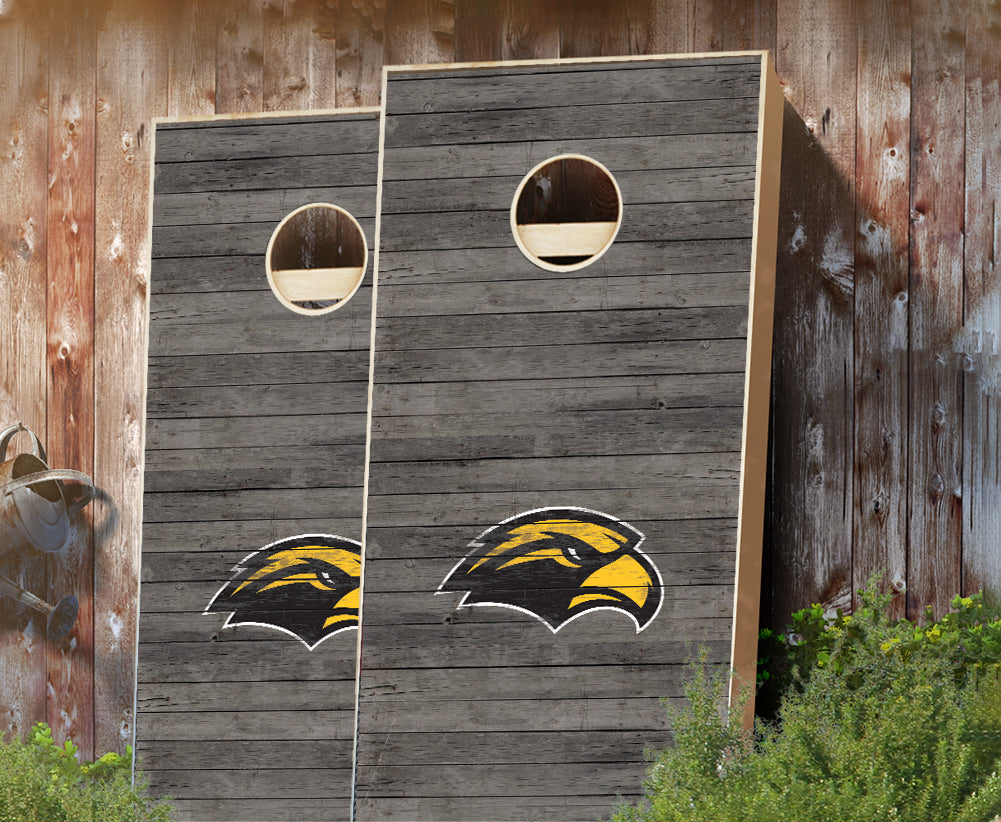 "Southern Miss Distressed" Cornhole Boards