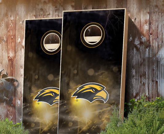 "Southern Miss Smoke" Cornhole Boards